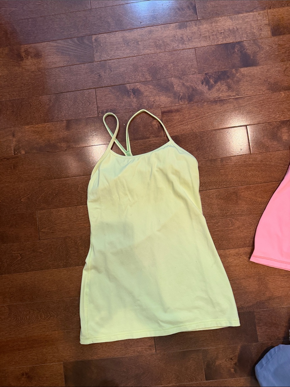 lululemon athletica Light Green Strappy Tank Top